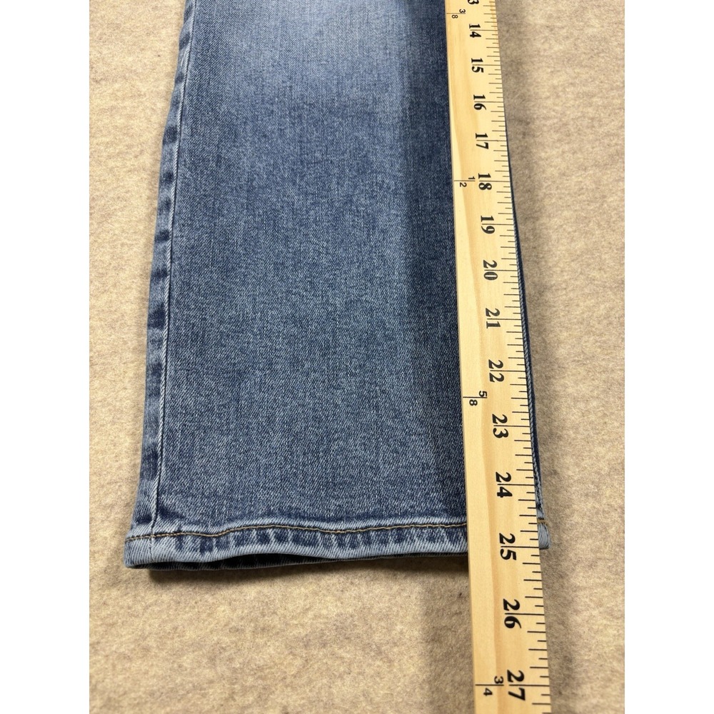 Good American Women's Blue Denim Jeans Size 10/30 High Waist Medium Wash Stretch - Picture 3 of 8